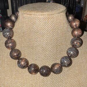 Vintage Marvella Lucite Beaded Necklace
